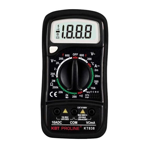 Мультиметр цифровой PROLINE KT 838