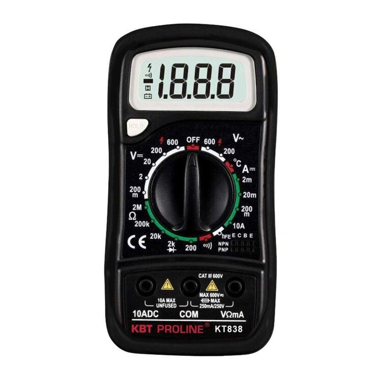 Мультиметр цифровой PROLINE KT 838